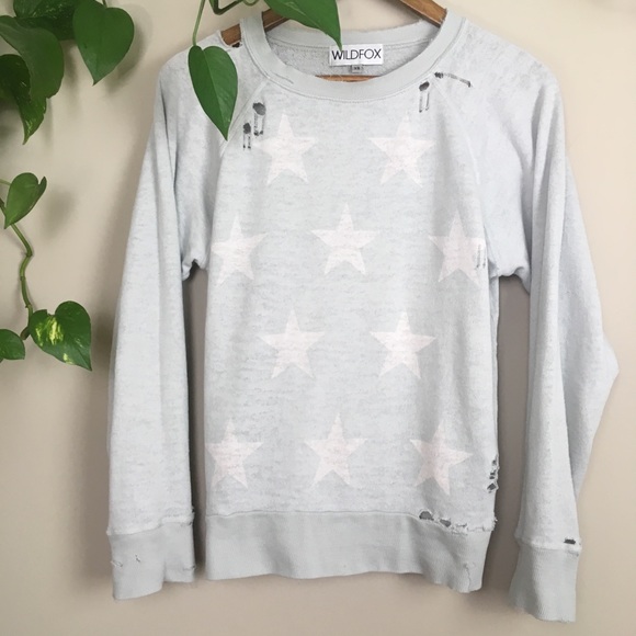Wildfox Tops - WILDFOX⚡️distressed sweatshirt